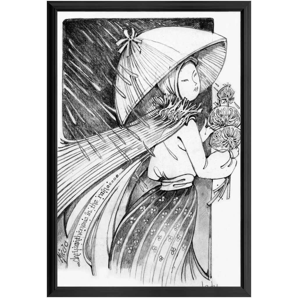 The Flower Lady Framed Print