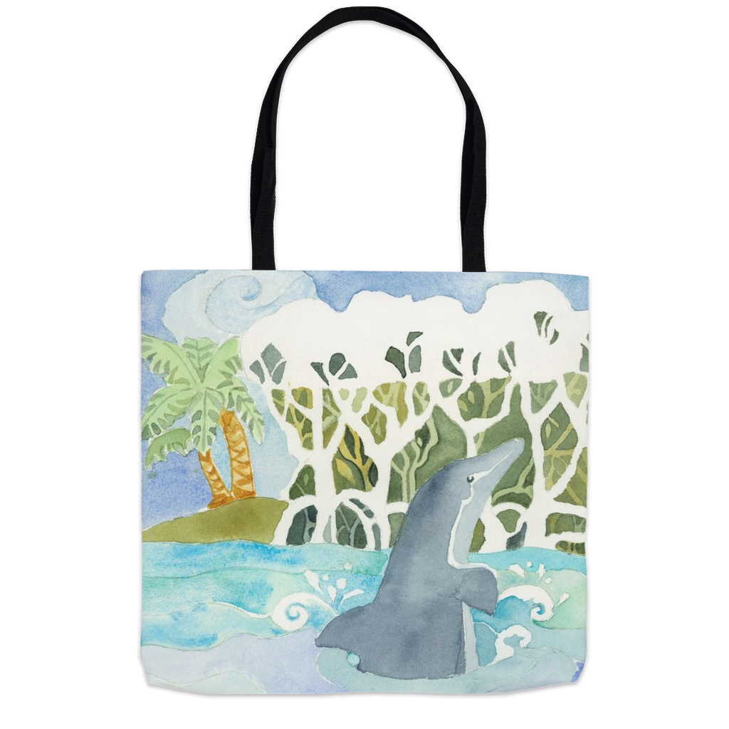 Dolphin Island Tote Bag