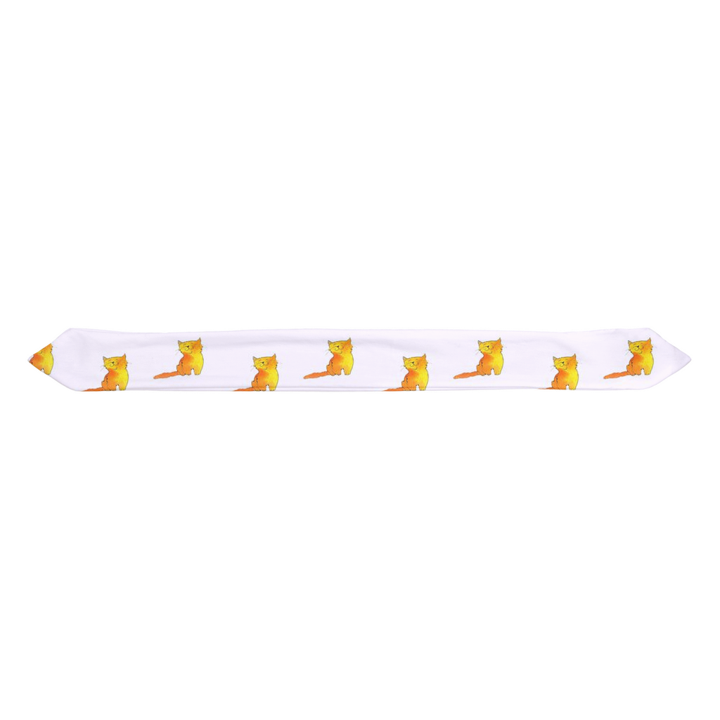 Happy Cat Pattern Infant Headband (Pink)