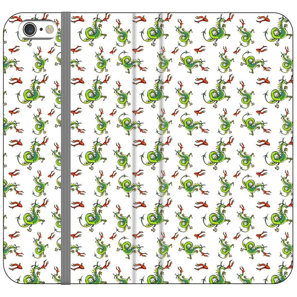 Fire Breathing Dragon Pattern iPhone Case