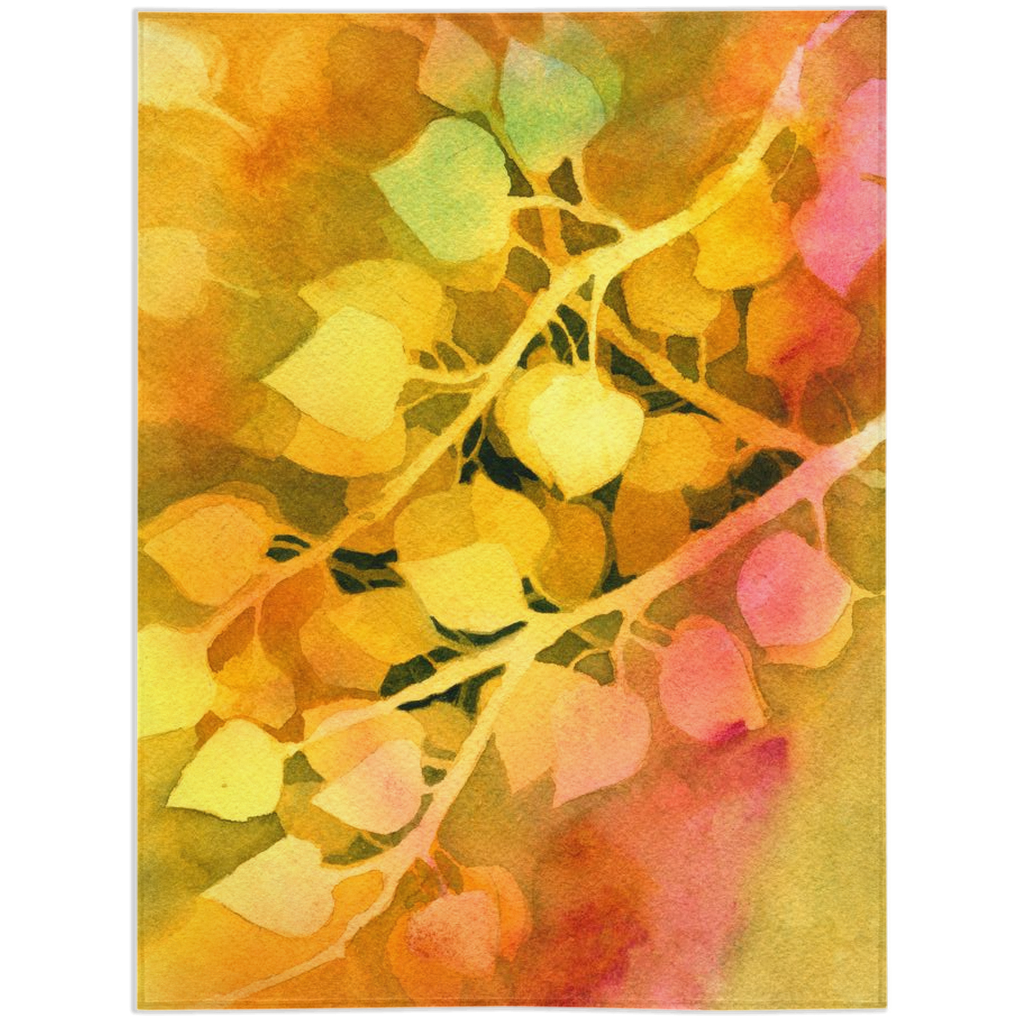 Autumn Woodbine Minky Blankets