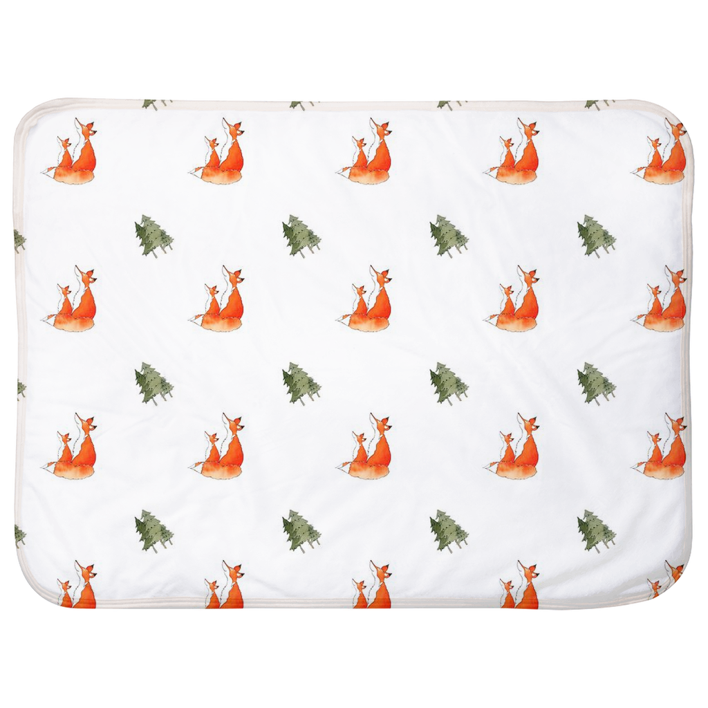 Fox and Trees Pattern