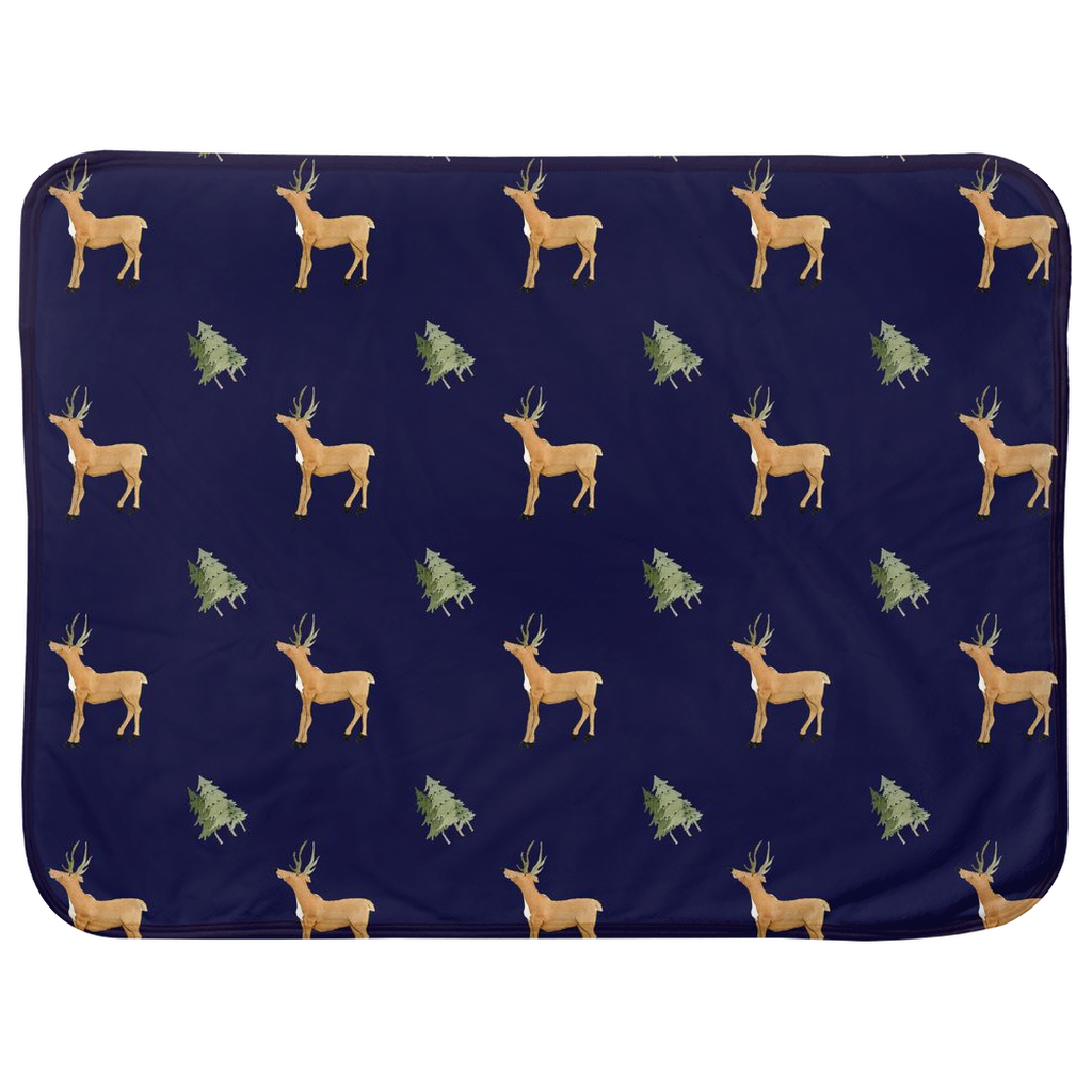 Deer and Trees Pattern