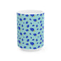 Yellowtail Fish Pattern Ceramic Mug