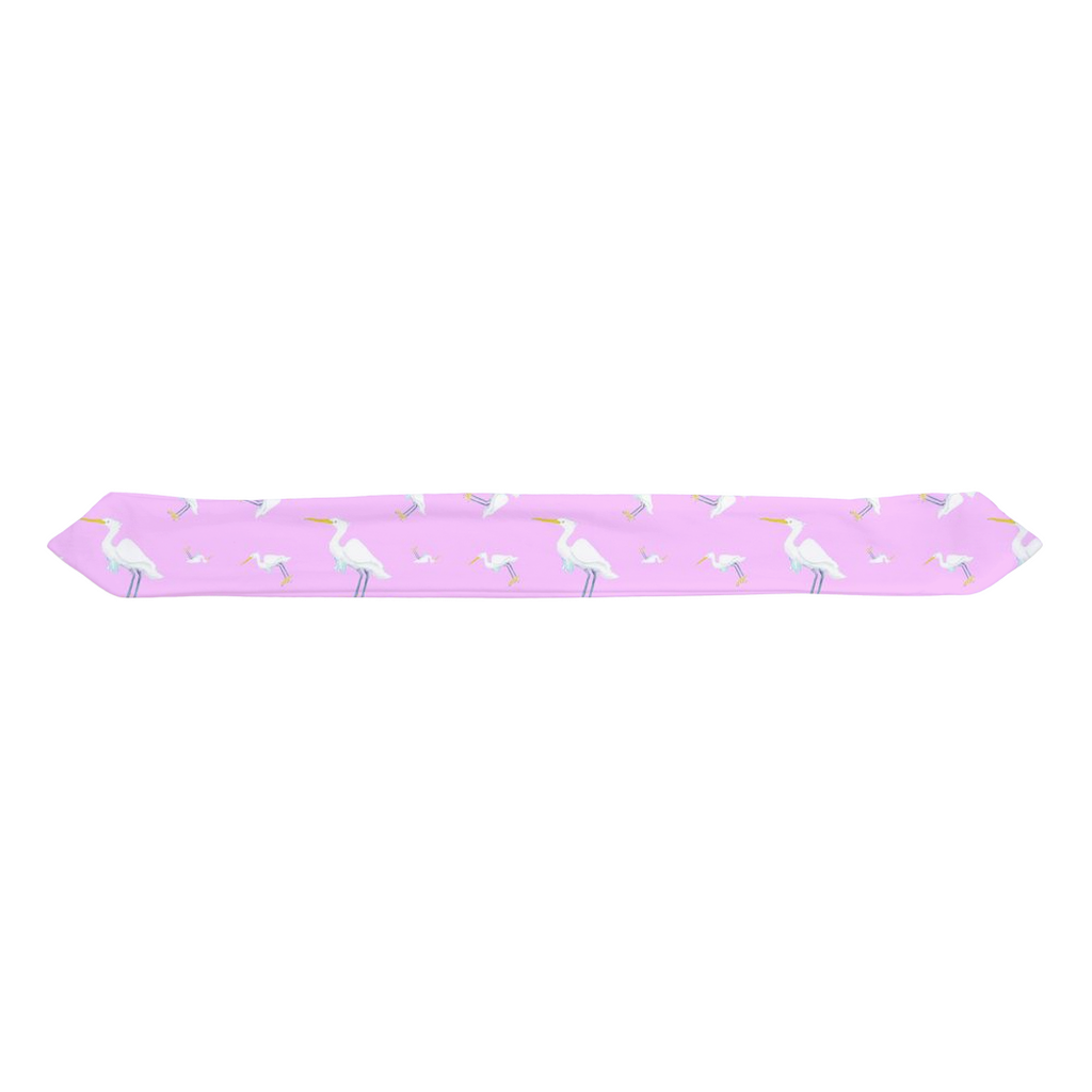 Snowy Egret Infant Headband (Pink)