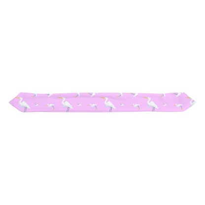 Snowy Egret Infant Headband (Pink)