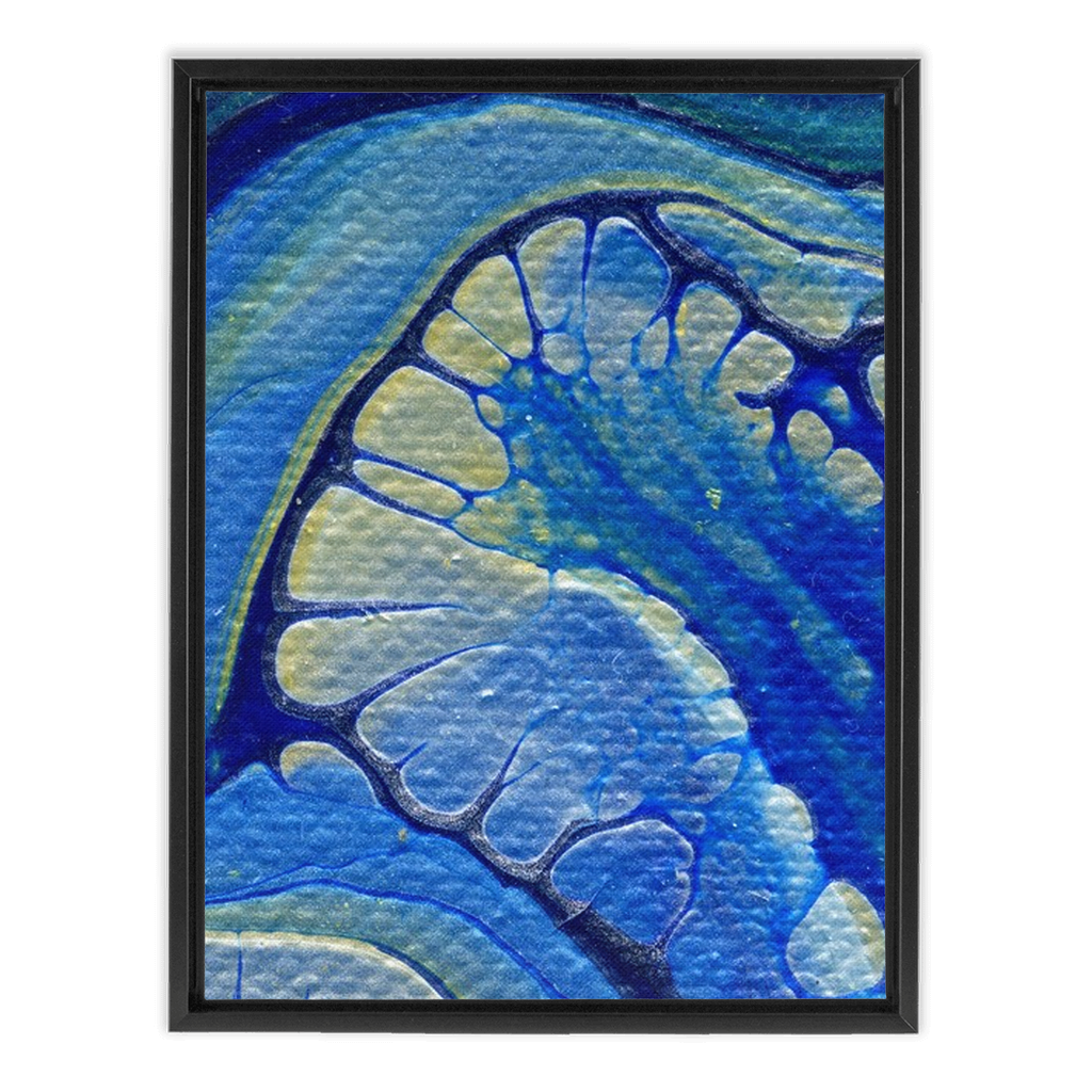 Ice Fow Framed Traditional Stretched Canvas