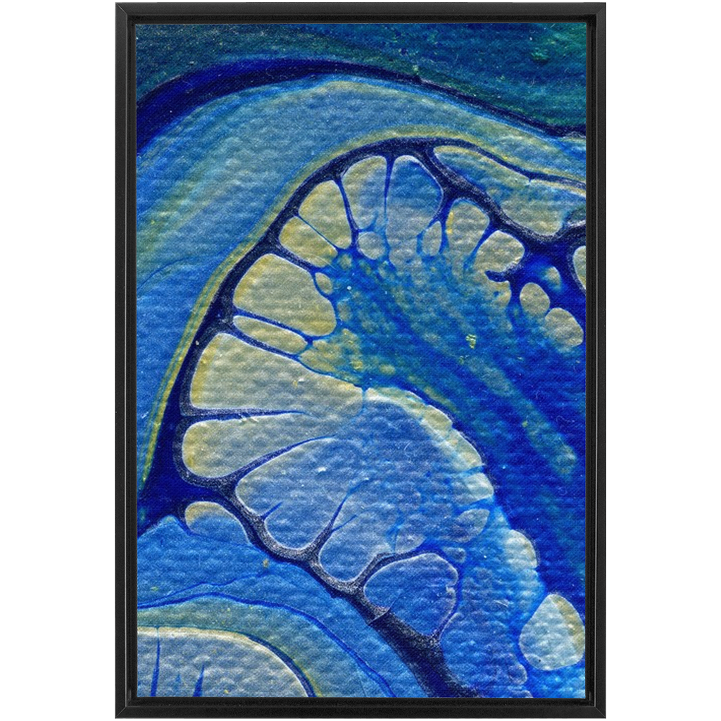 Ice Fow Framed Traditional Stretched Canvas