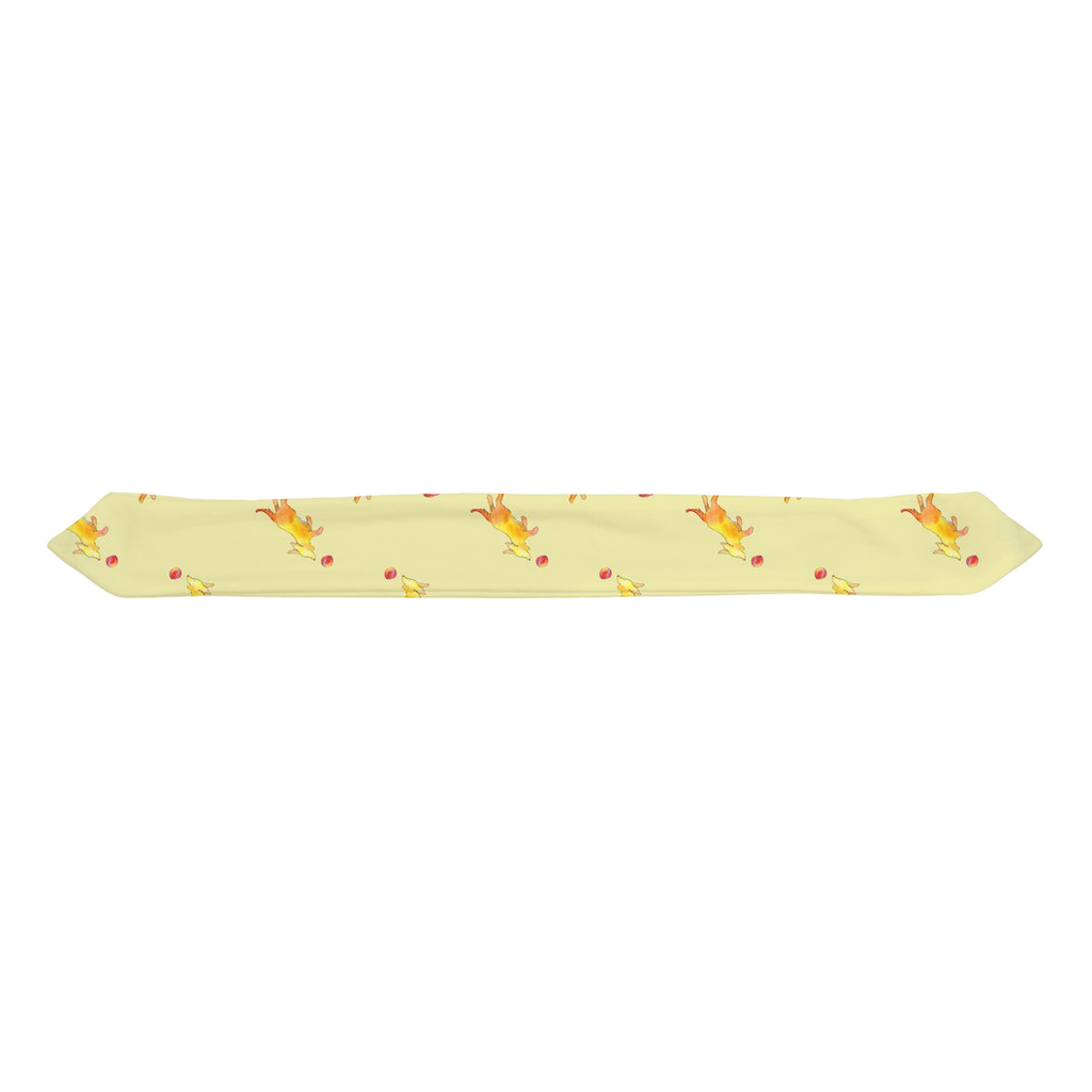 Playful Puppy Pattern Infant Headband (Yellow)