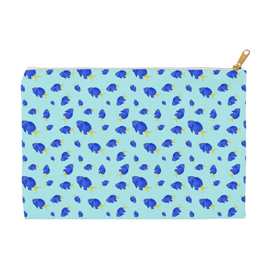 Yellowtail Fish Pattern Accessory Bag