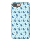 Simple Dog and Bone Pattern I Phone Case (Blue)