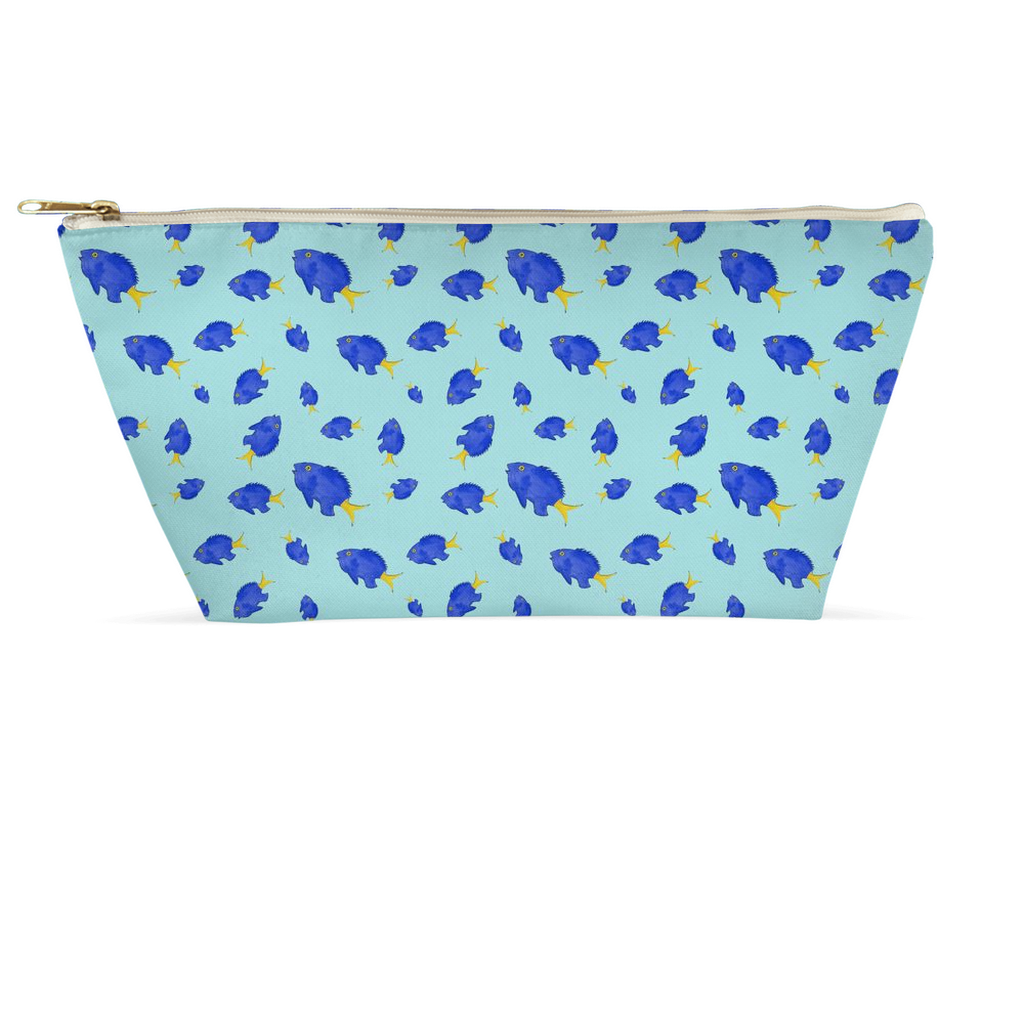 Yellowtail Fish Pattern Accessory Bag