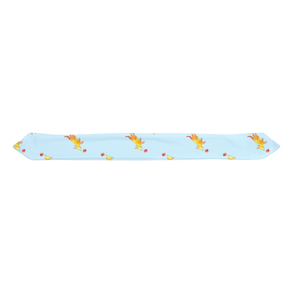 Playful Puppy Pattern Infant Headband (Blue)