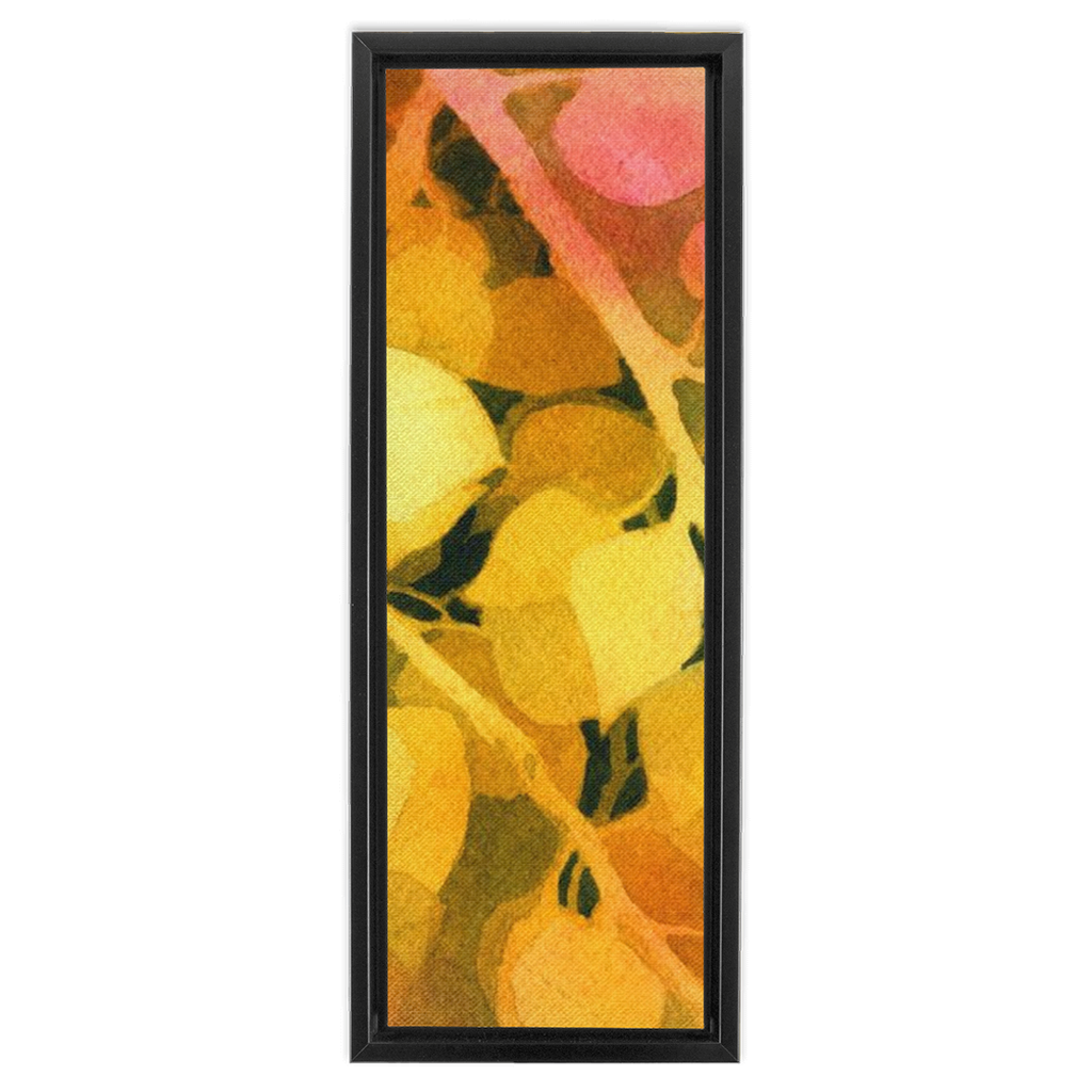 Golden Aspen Framed Traditional Stretched Canvas