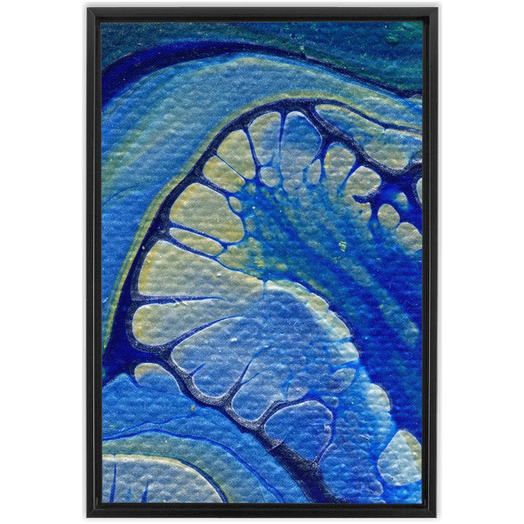 Ice Fow Framed Traditional Stretched Canvas