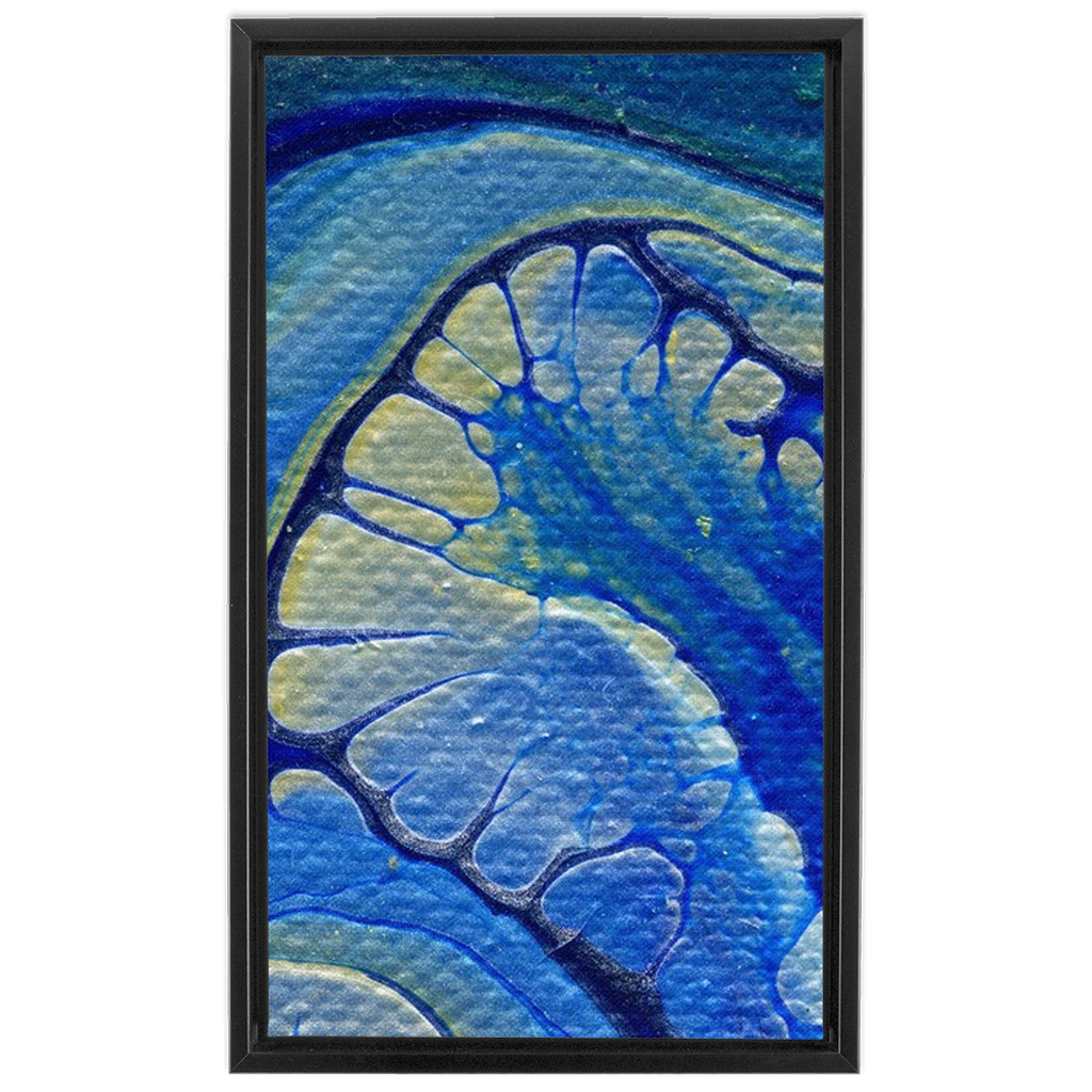 Ice Fow Framed Traditional Stretched Canvas