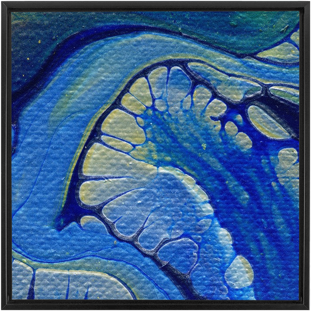Ice Fow Framed Traditional Stretched Canvas