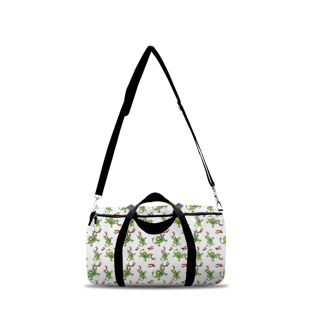 Fire Breathing Dragon Pattern Duffle Bag