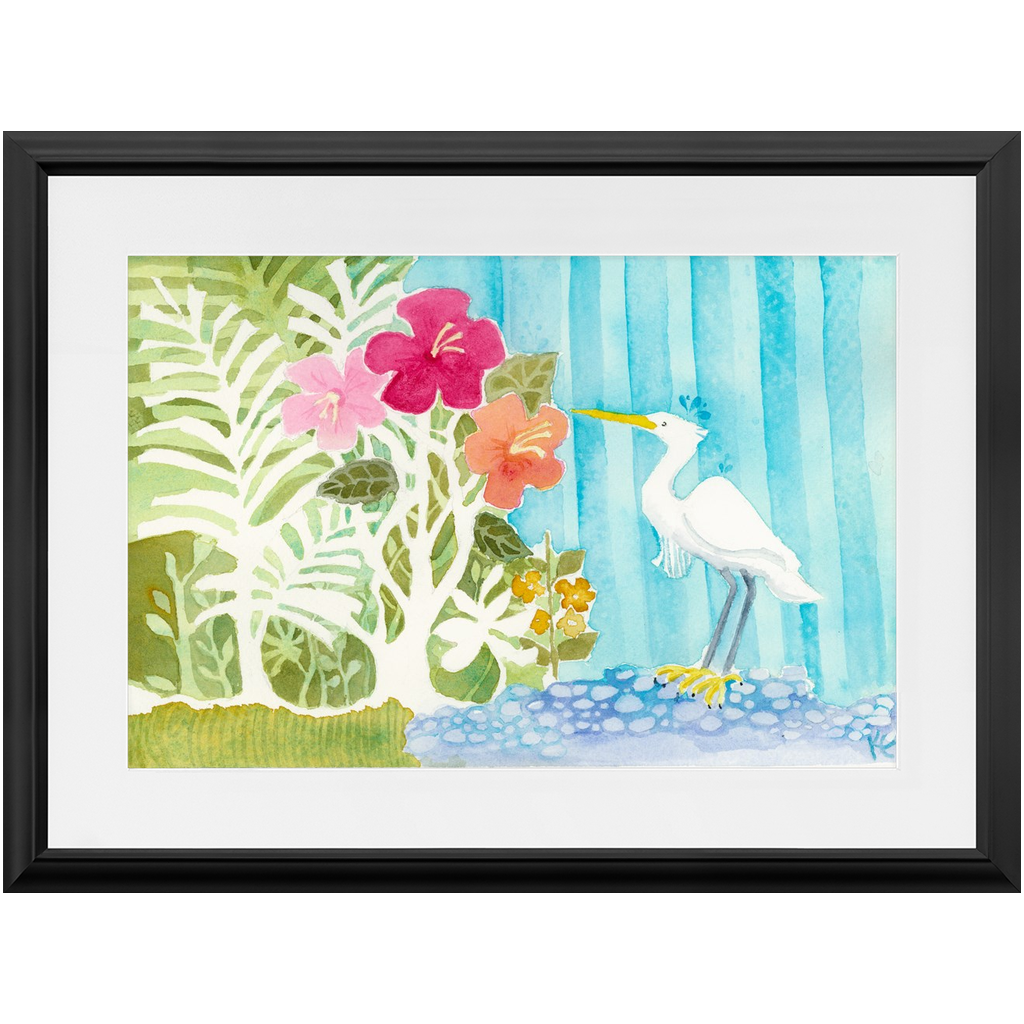 Snowy Egret Framed Print