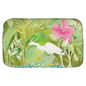 Snowy Egret Hunting Bath Mat