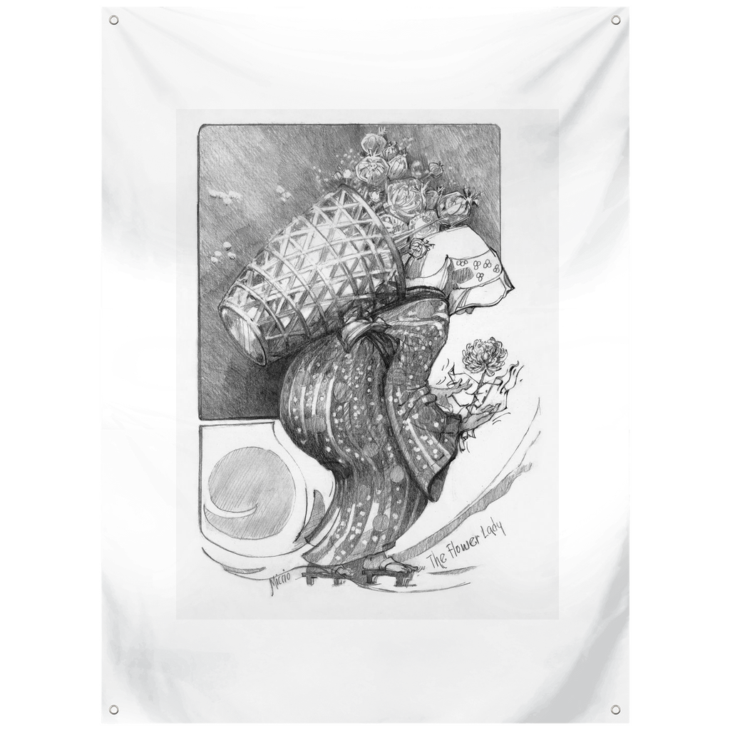 Flower Lady with Basket