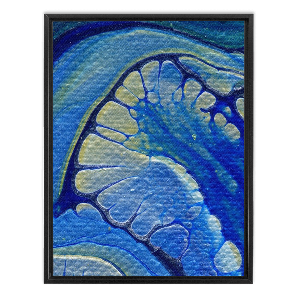 Ice Fow Framed Traditional Stretched Canvas