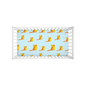 Happy Cat Pattern Crib Sheet (Blue)