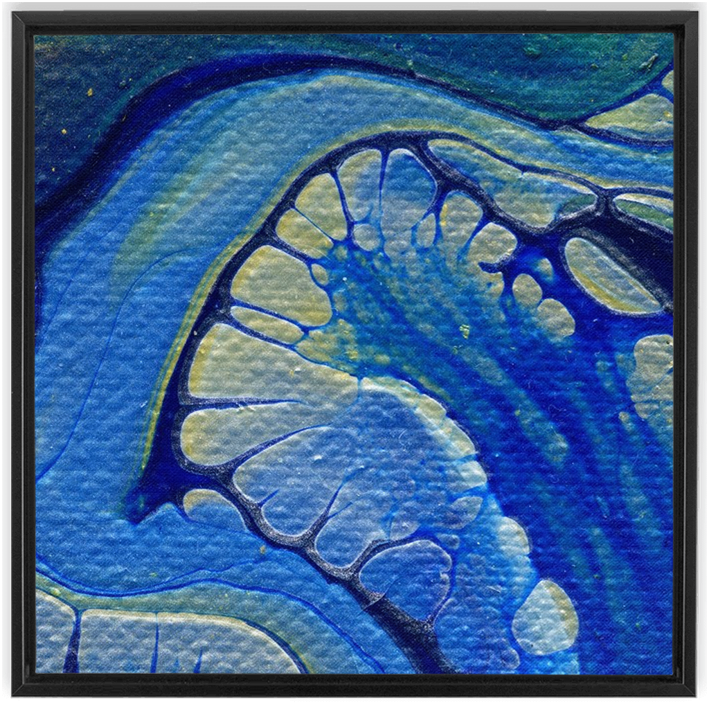 Ice Fow Framed Traditional Stretched Canvas