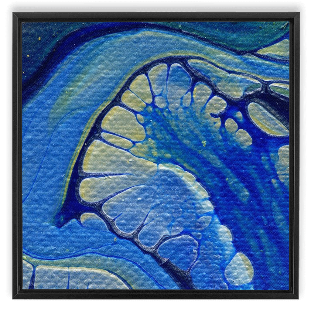 Ice Fow Framed Traditional Stretched Canvas