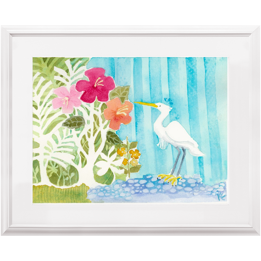 Snowy Egret Framed Print