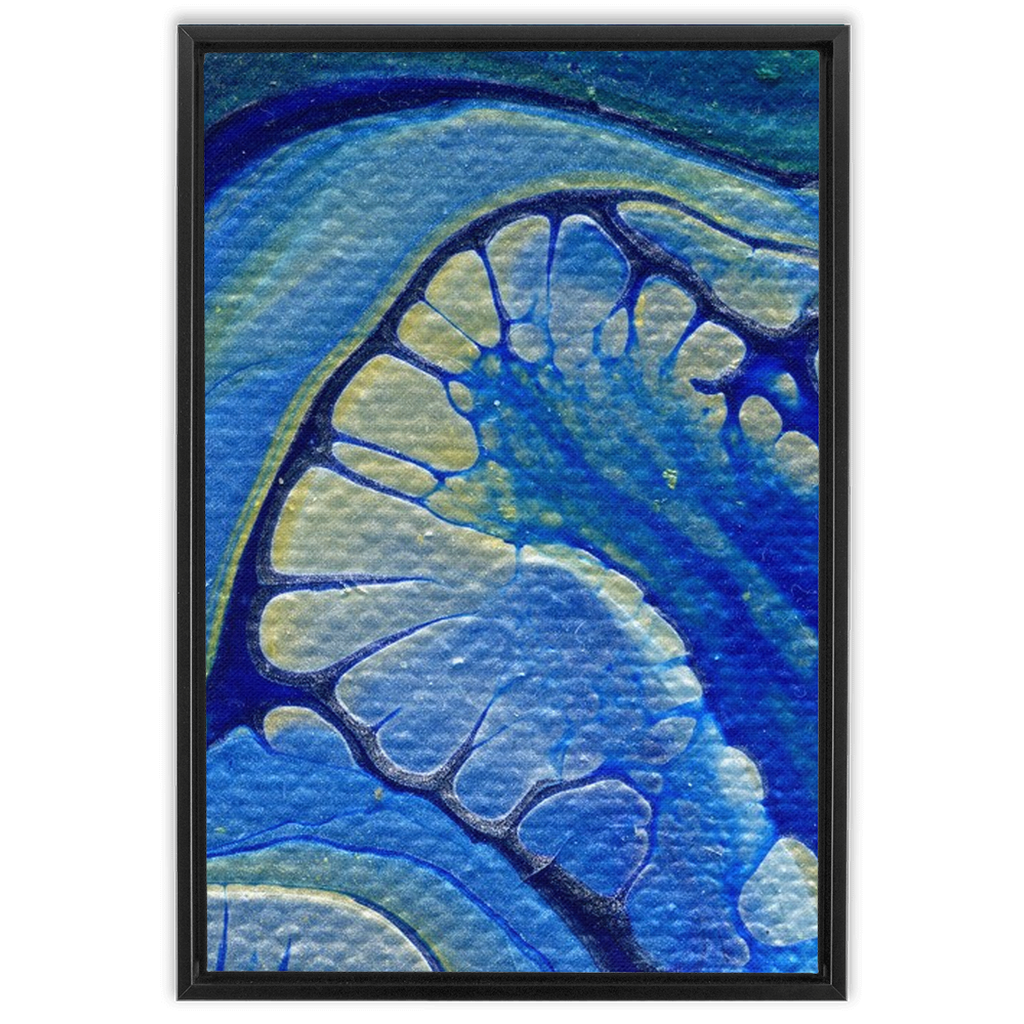 Ice Fow Framed Traditional Stretched Canvas