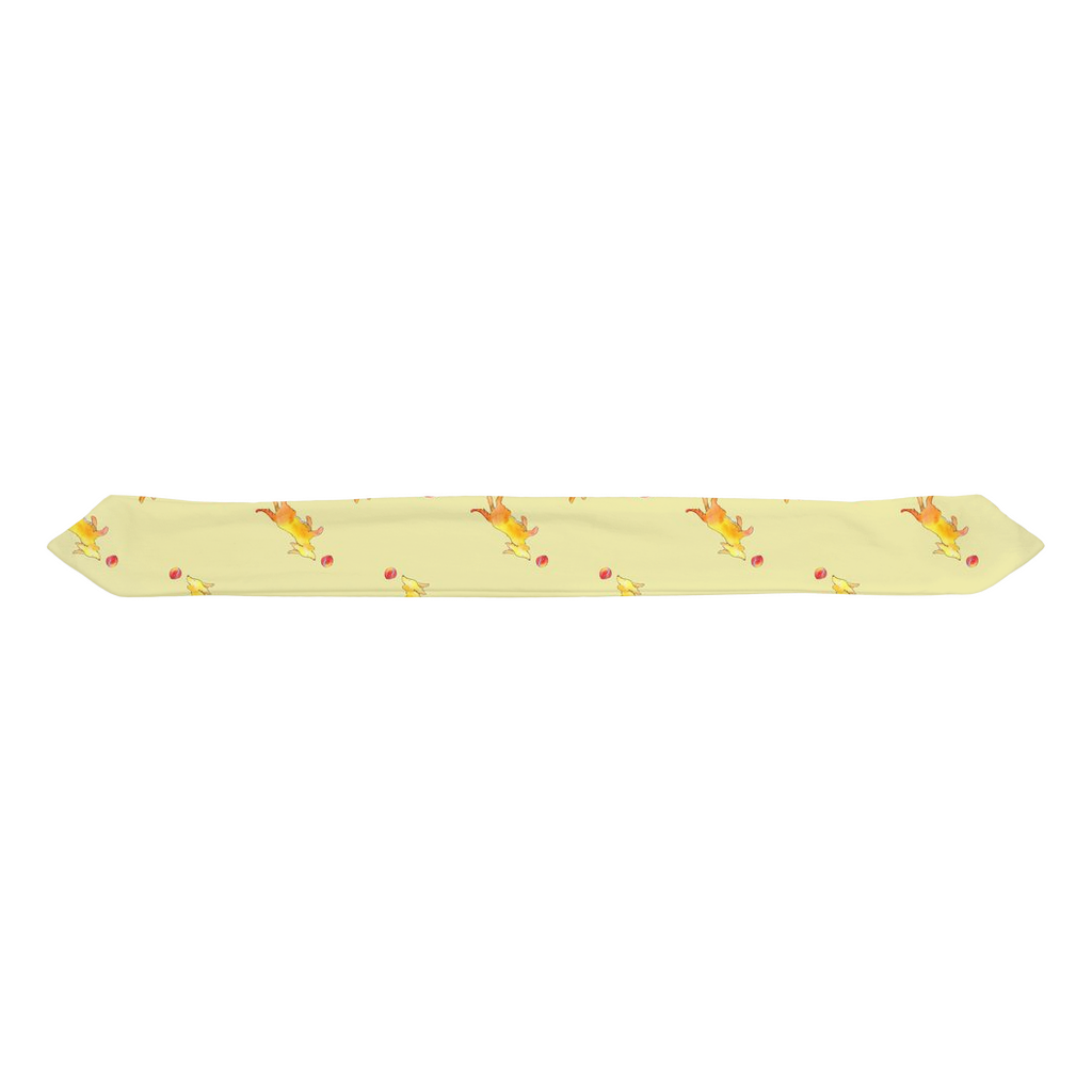 Playful Puppy Pattern Infant Headband (Yellow)