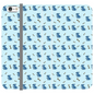 Simple Dog and Bone Pattern I Phone Case (Blue)