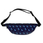 Simple Dog and Bone Pattern Fanny Pack ( Dark Blue)