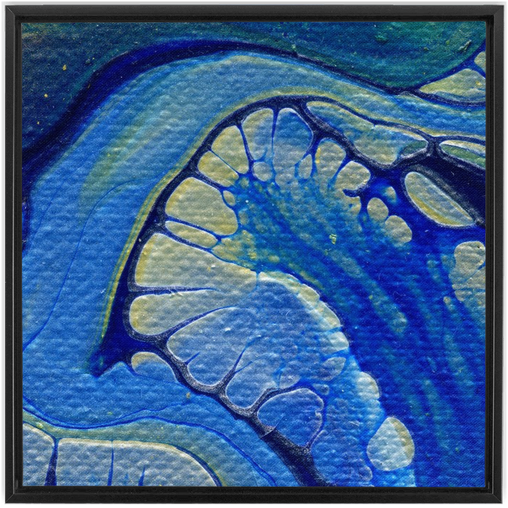 Ice Fow Framed Traditional Stretched Canvas