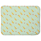 Playful Puppy Pattern Baby Sherpa Blanket (Green)
