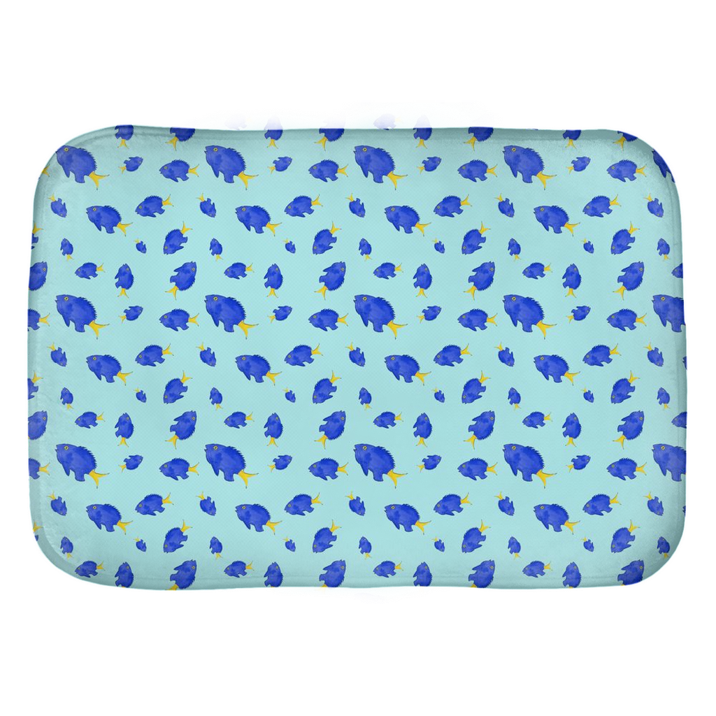 Yellowtail Fish Bath Mat