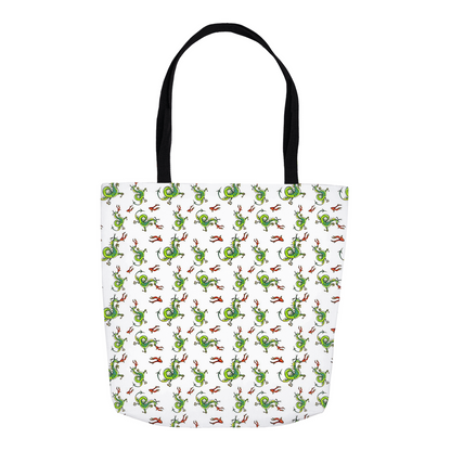 Fire Breathing Dragon Pattern Tote Bag