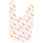 Playful Puppy Pattern Baby Bib -(Pink)