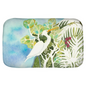 Snowy Egret and Gecko Bath Mat