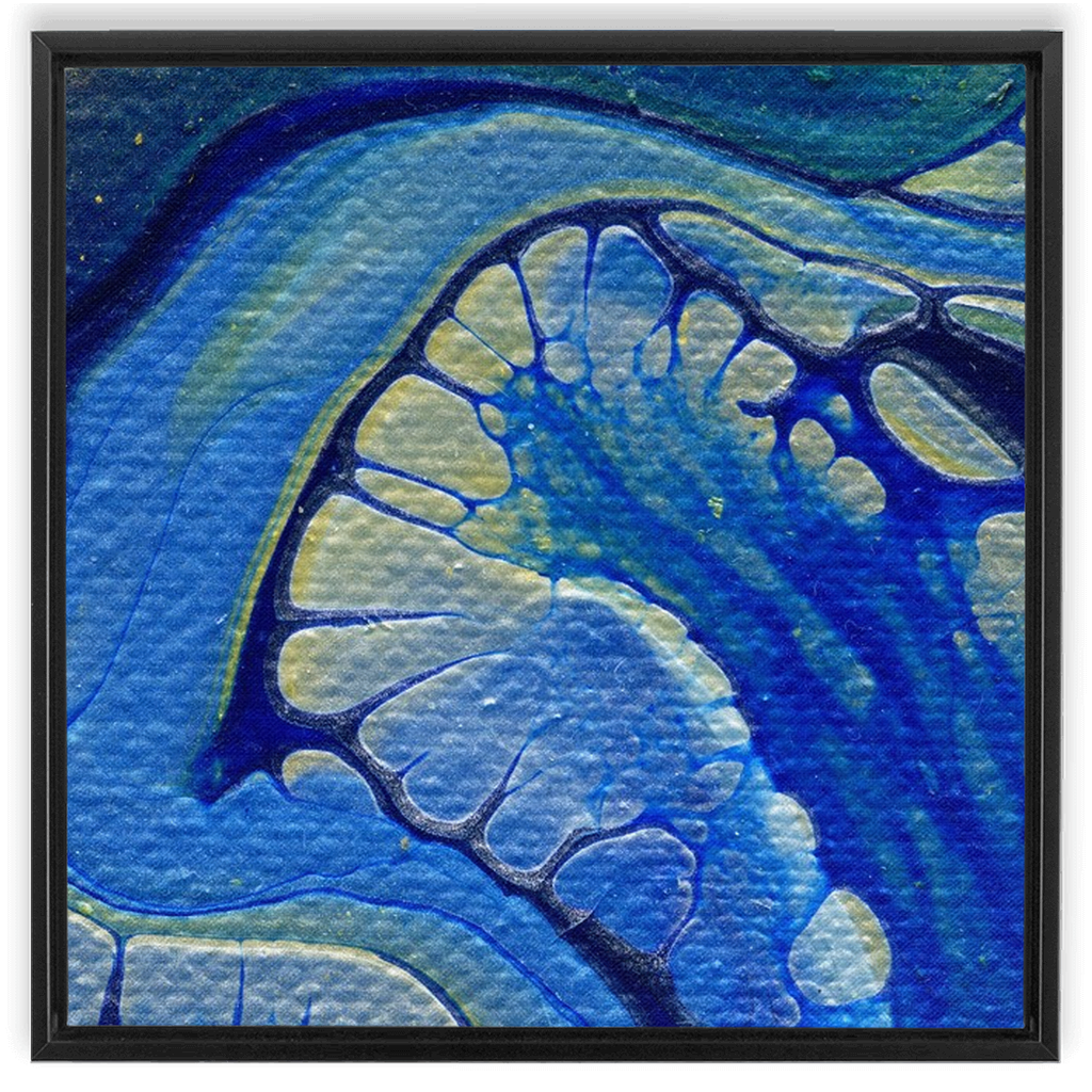 Ice Fow Framed Traditional Stretched Canvas