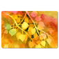 Golden Aspen Leaves Desk Mat