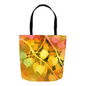 Golden Aspen Leaves Tote Bag