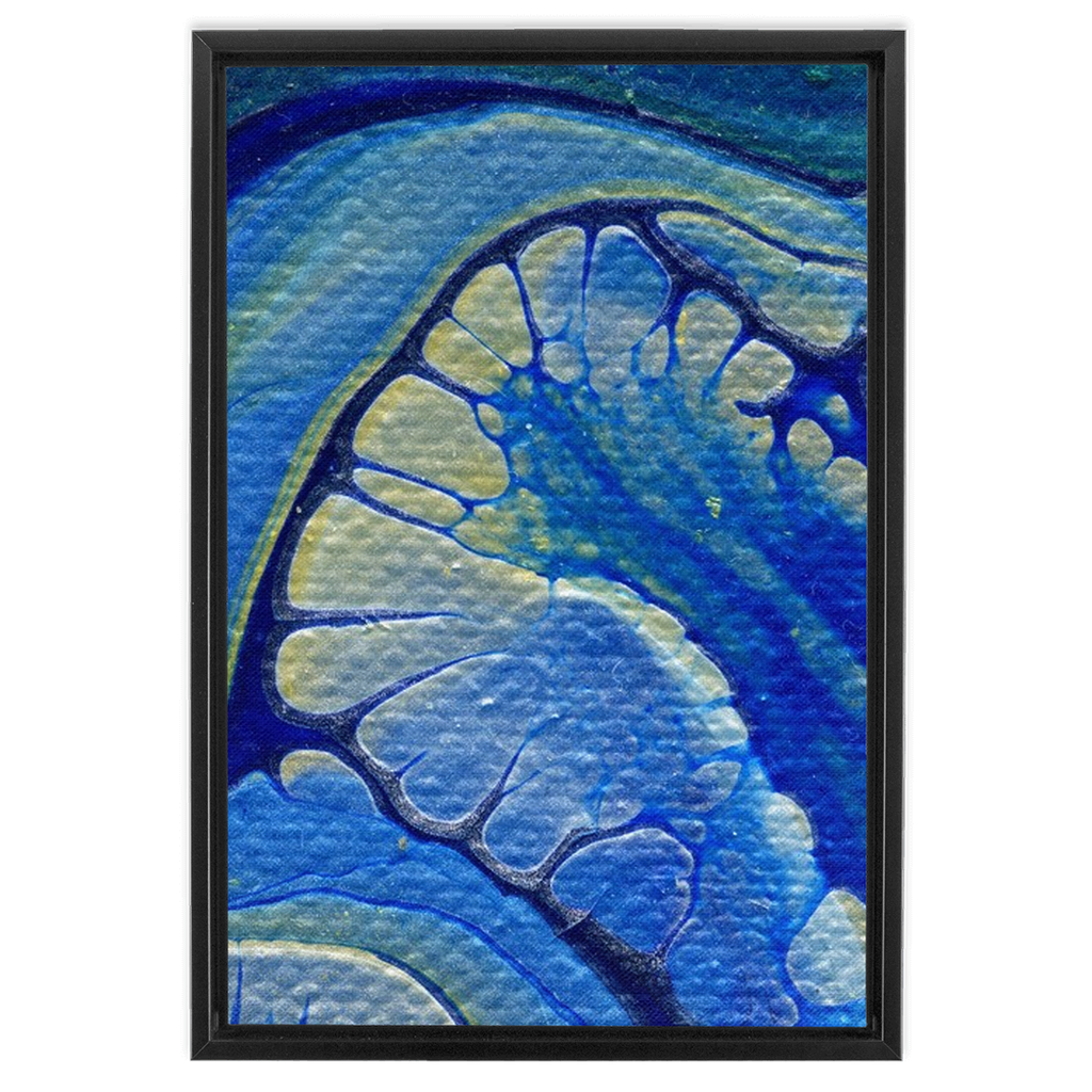 Ice Fow Framed Traditional Stretched Canvas
