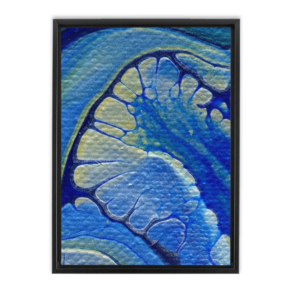 Ice Fow Framed Traditional Stretched Canvas