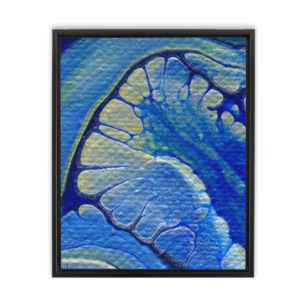 Ice Fow Framed Traditional Stretched Canvas