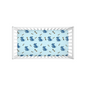 Simple Dog and Bone Pattern Crib Sheet (Blue))