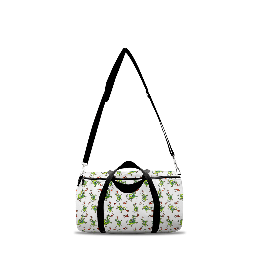 Fire Breathing Dragon Pattern Duffle Bag
