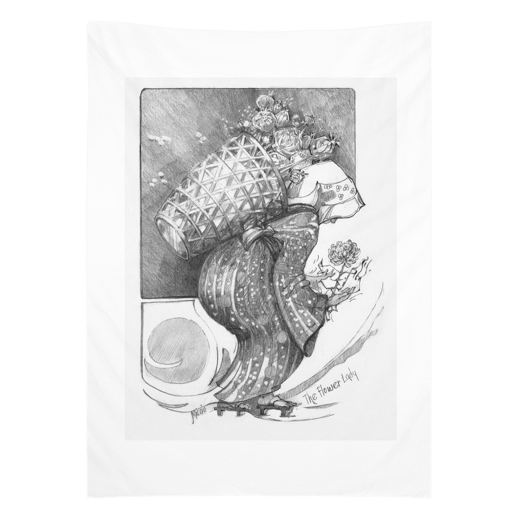 Flower Lady with Basket