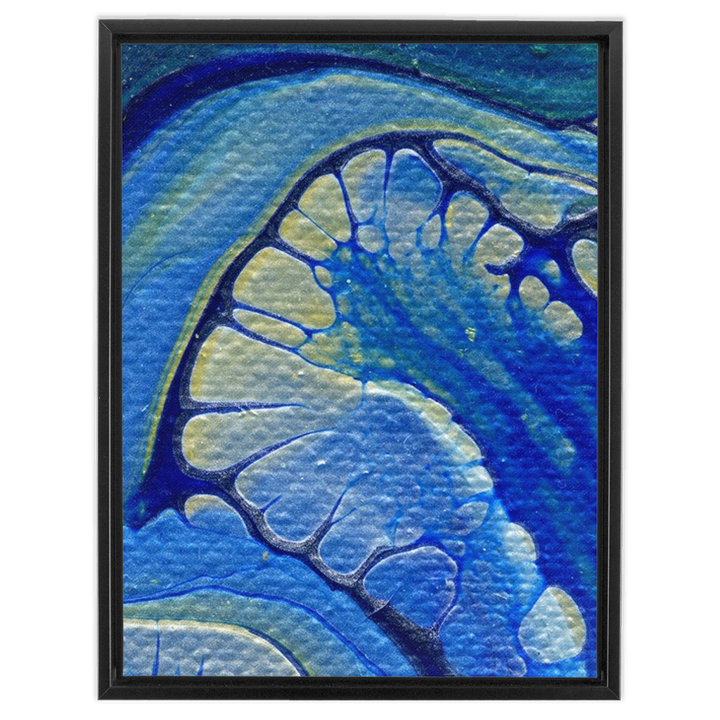 Ice Fow Framed Traditional Stretched Canvas